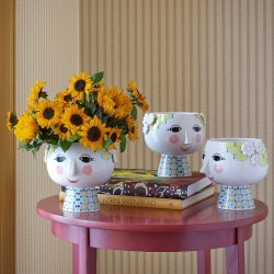 Bjrn Wiinblad Eva Urtepotteskjuler - Gul