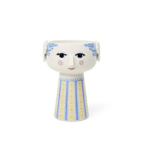 Bjrn Wiinblad Eva Vase - H18,5 cm - Bl