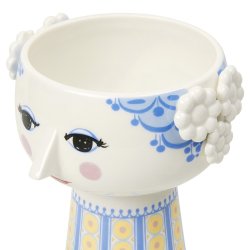 Bjrn Wiinblad Eva Vase - H18,5 cm - Bl