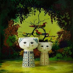 Bjrn Wiinblad Eva Vase - Soft Gul