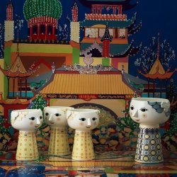 Bjrn Wiinblad Eva Vase - Soft Gul