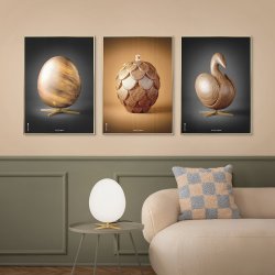 Brainchild Plakat gget Figuren/Sort Baggrund 30x40 cm