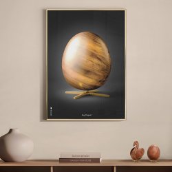 Brainchild Plakat gget Figuren/Sort Baggrund 30x40 cm