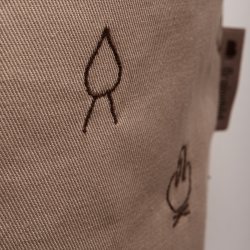 Brainchild Brdkurv m/ Designikoner Beige/Brun