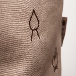 Brainchild Brdkurv m/ Designikoner Beige/Brun