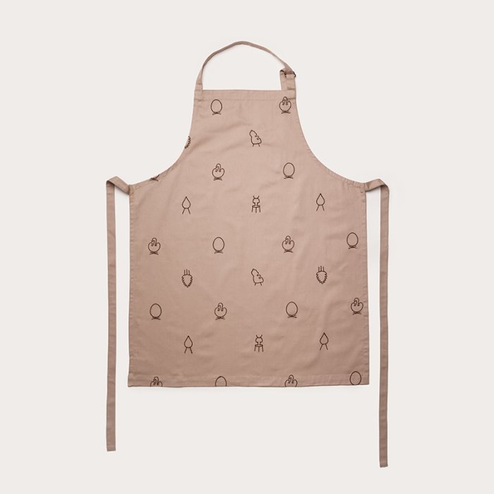 Brainchild Forklde m/ Designikoner Brun