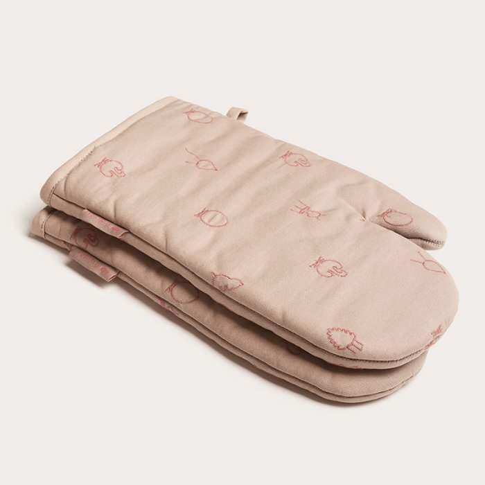 Brainchild Ovnhandske m/ Designikoner Rosa 1 stk.