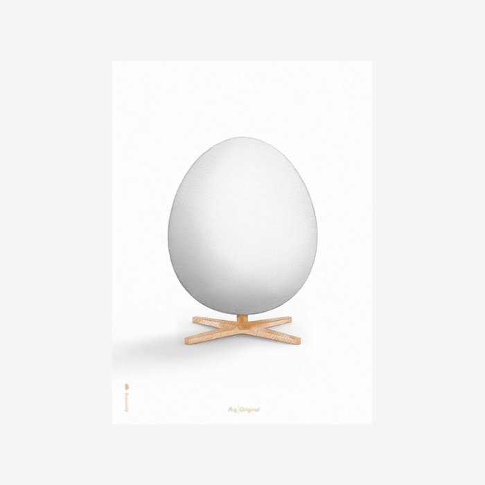 Brainchild Plakat Akvarel gget/Hvid Baggrund 30x40 cm