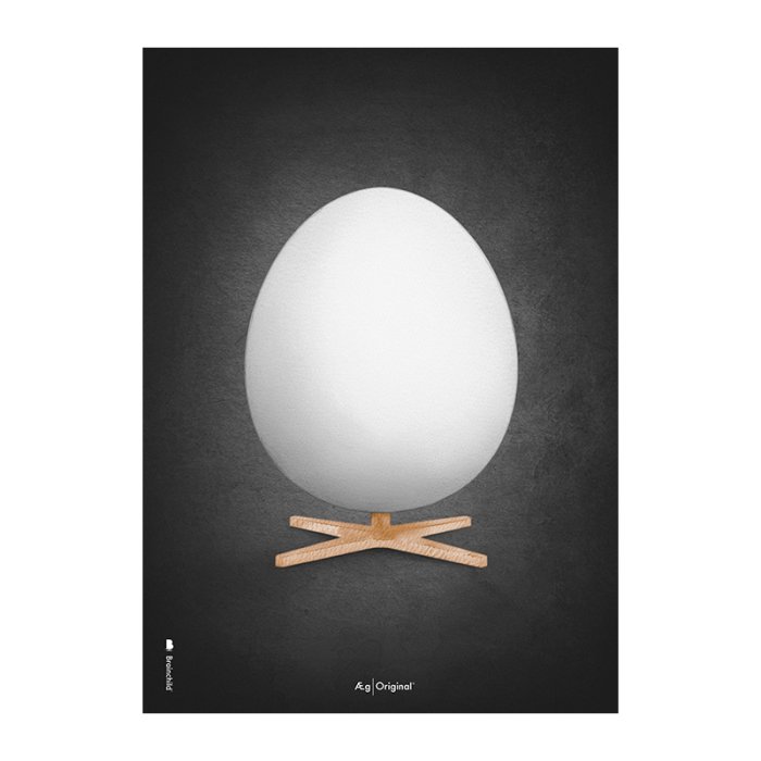 Brainchild Plakat Akvarel gget/Sort Baggrund 70x100 cm