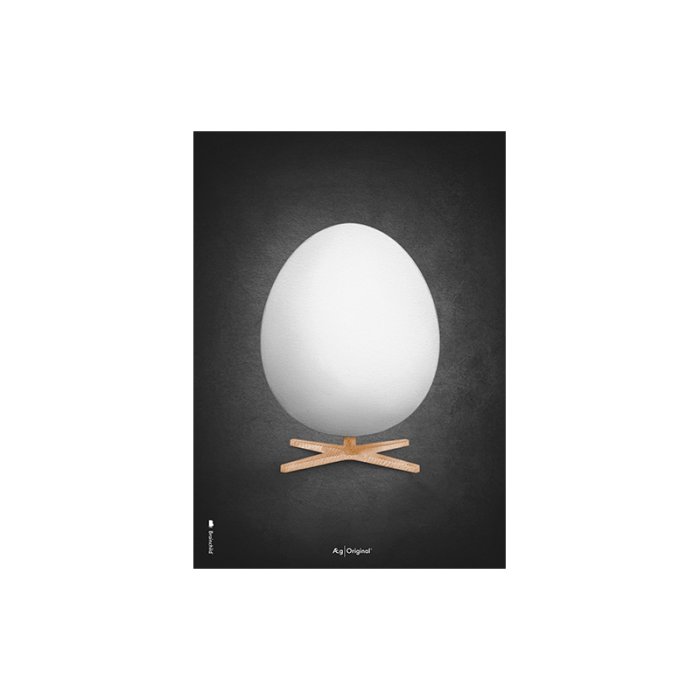 Brainchild Plakat Akvarel gget/Sort Baggrund A5