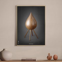 Brainchild Plakat - Drbe Figuren/Sort Baggrund - 50x70 cm