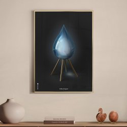 Brainchild Plakat - Drbe/Sort Baggrund - 30x40 cm