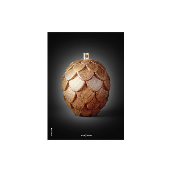 Brainchild Plakat Kogle Figuren/Sort Baggrund A5