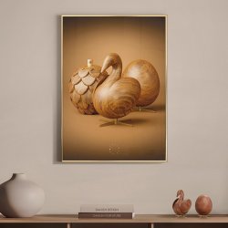 Brainchild Plakat Trio/Brun Baggrund 30x40 cm