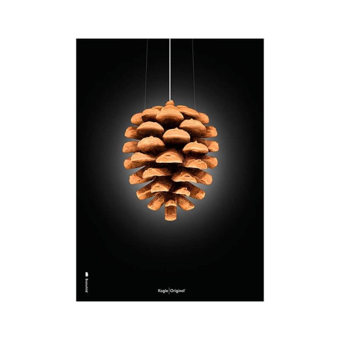 Brainchild Plakat - Kogle/Sort Baggrund - 50x70 cm
