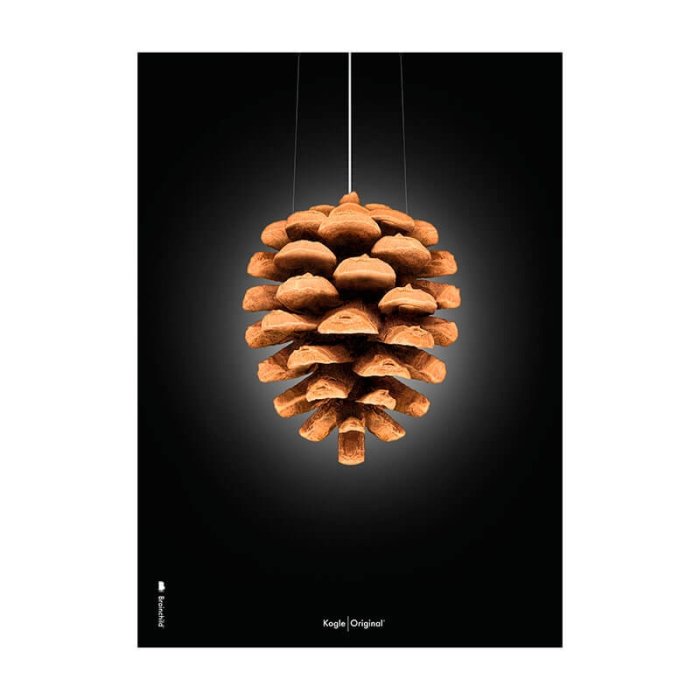 Brainchild Plakat - Kogle/Sort Baggrund - 70x100 cm