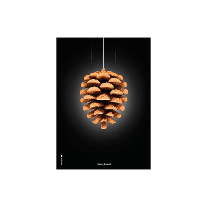 Brainchild Plakat - Kogle/Sort Baggrund - A5