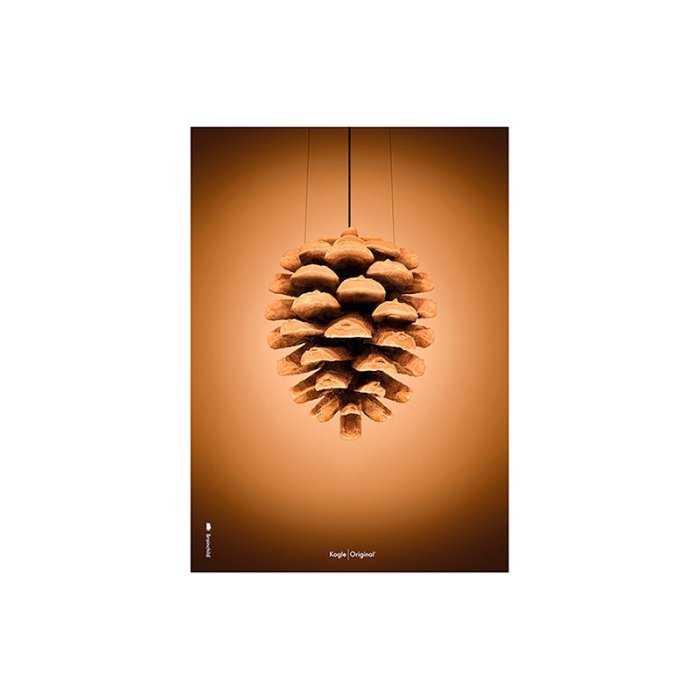 Brainchild Plakat - Kogle/Brun Baggrund - A5