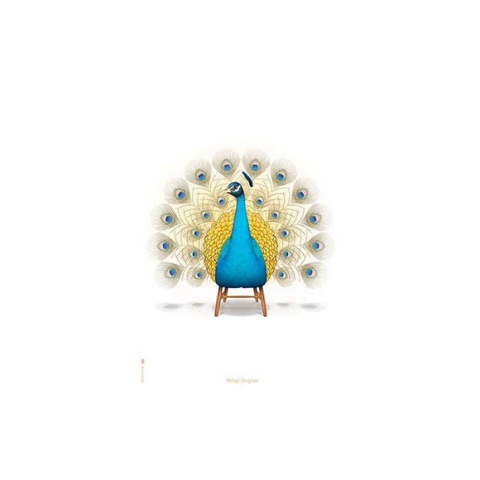 Brainchild Plakat - Pfugl/Hvid Baggrund - A5