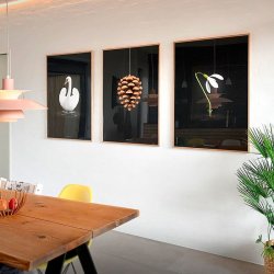 Brainchild Plakat - Vintergk/Sort Baggrund - 50x70 cm