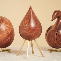 Brainchild Drbe Figuren - Mahogni/Messing