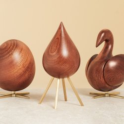 Brainchild gget Figuren - Mahogni/Messing