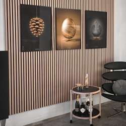 Brainchild Plakat - gget Figuren/Brun Baggrund - 50x70 cm