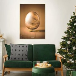 Brainchild Plakat - gget Figuren/Brun Baggrund - 50x70 cm