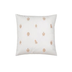 Brainchild Pude med Designikoner - Hvid - 50x50 cm