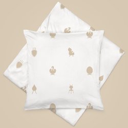 Brainchild Sengetj med Designikoner - Hvid