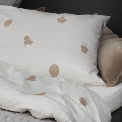 Brainchild Sengetj med Designikoner - Hvid