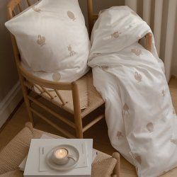 Brainchild Sengetj med Designikoner - Hvid