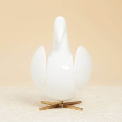 Brainchild Svane Figuren - Hvid/Messing