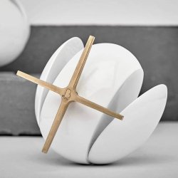 Brainchild Svane Figuren - Hvid/Messing