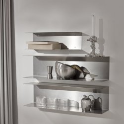 By Brorson Parallel Hylde Lille B�rstet St�l