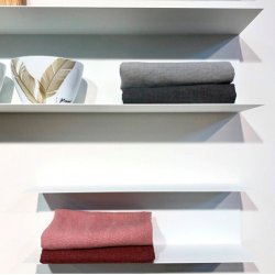 By Brorson - Metal Hylde - Stor - Hvid