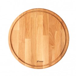 By Brorson Rundt Skrebrt m. Saftrille 35 cm - Olieret Eg