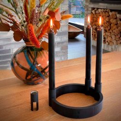 By Brorson Circle Lysestage - Sort Eg