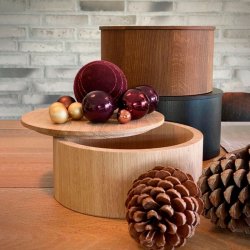 By Brorson Circle ske m. Lg - Natur Eg - Large