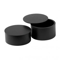 By Brorson Circle ske m. Lg - Sort Eg - Small