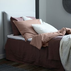 By NORD Pudebetrk Dagny - Straw/Bark - 60x63cm