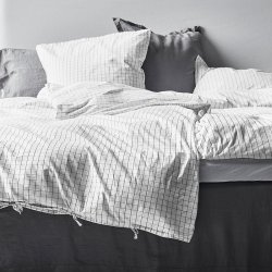 By NORD Sengest Erika - Snow/Coal - 140x200cm