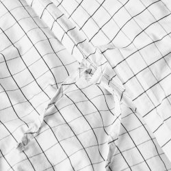 By NORD Sengest Erika - Snow/Coal - 140x200cm