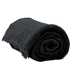 By NORD Sengetppe Hilda - Coal - 180x170 cm