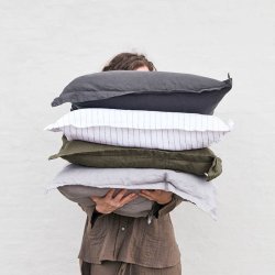 By Nord Pyntepudebetrk Gunhild - Bark - 60x60 cm