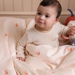 Cam Cam Copenhagen Baby Senget�j 70x100cm Broderet Bows