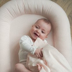 Cam Cam Copenhagen Babynest Classic Stripes Rose