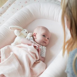 Cam Cam Copenhagen Babynest Classic Stripes Rose