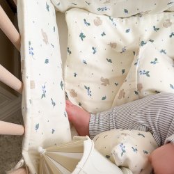 Cam Cam Copenhagen Cot Bumper Sengerand Blueberries