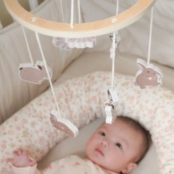 Cam Cam Copenhagen Cot Bumper Sengerand Brune Striber